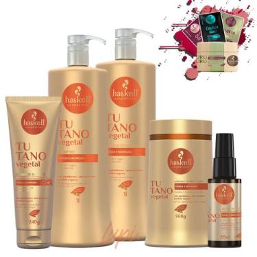 Imagem de Kit Haskell Tutano Sh + Cond 1L Mascara 900gr + 2 Itens