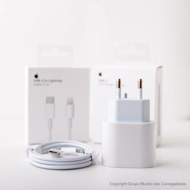 Imagem de Carregador Original Completo Usb-C 20W Turbo Iphone-11-12-13-14 -  Ada