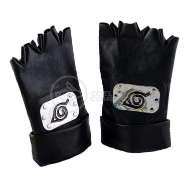 Imagem de Luvas De Couro Kakashi Hatake Sensei Ninja Que Copia Naruto