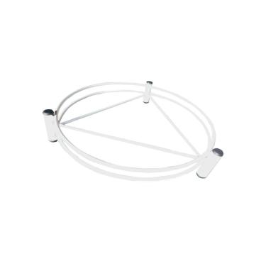 Imagem de Suporte De Botijao E Vaso Epoxi Branco Fixo - Cor: Branco