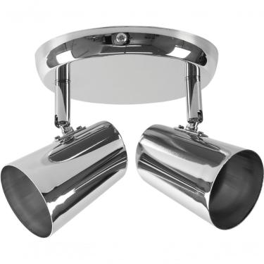 Imagem de Spot De Sobrepor New Short Duplo Direcionável 2xe27 Cromado Llum