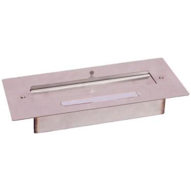 Imagem de Queimador Inox Aço Para Lareira Portátil 304 - 16,50l X 39l X 6a Cm Cinza