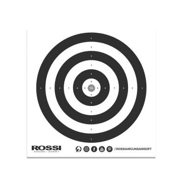 Imagem de Alvo Papel Airguns Airsoft Preto 140x140mm20und Rossi