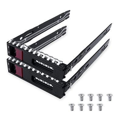 Imagem de HY HUYUN Bandeja Para Unidade Sata Lff De 3,5" Com Troca A Quente 774026-001 797520-001 797519-001 Compatível Servidores Hp Apollo 4200, 4510, 1650 Proliant Ml350, Ml110 G9 Gen10 (Pacote 2)