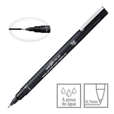 Imagem de Caneta Técnica Nankim Uni Pin Fine Line Preto - Uni-Ball, 0.7
