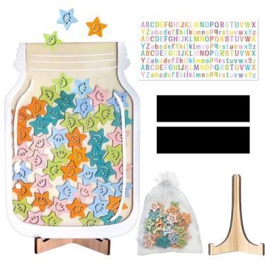 Imagem de Pote magnético de recompensa para crianças, jarra de recompensas de estrelas, sala de aula, gráfico de treinamento de penico, tabela de recompensas de comportamento de incentivo e tabela de tarefas