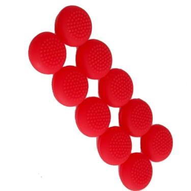 Imagem de UPONEW 10 Peças De Tampas Silicone Para Controle Polegar, Substituição Meta Quest 3/2/1 (Vermelho)