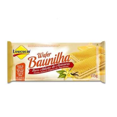 Imagem de Biscoito Wafer Baunilha Zero Lactose, Zero Açúcar Lowçucar 115g