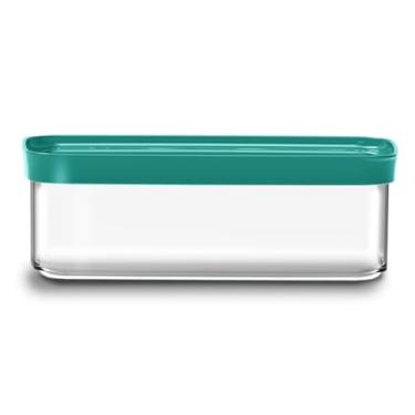 Imagem de Pote Hermético 1500ml Empilhável Para Alimentos Color Resistente para Armazenamento de Alimentos e Organização de Geladeira e Despensa (Verde Tifany)