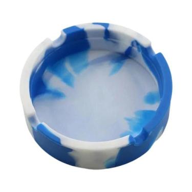 Imagem de Cinzeiro De Silicone Colorido Que Brilha No Escuro, Redondo, À Prova D