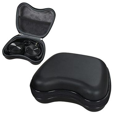Imagem de Hermitshell Capa rígida de viagem para fones de ouvido Sony MDR-ZX110/ZX110AP/ZX110NC/ZX310AP e JBL JR 300BT/310BT – Bolsa protetora para viagem, apenas capa (tamanho 2)