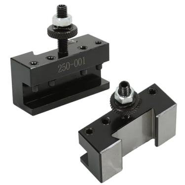 Imagem de Thomletha 2 peças de suporte de ferramenta de torneamento 250-001 conjunto de postes de ferramentas de troca rápida OXA adequado para máquina de torno