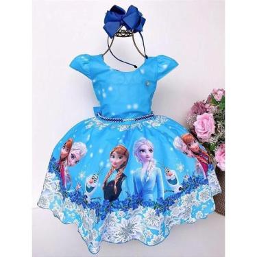 Imagem de Vestido Infantil Temático Frozen - pimenta kids, 12
