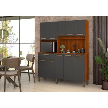 Imagem de Armário Cozinha Planejada Jade  10 Portas, Gaveta e Ótimo Custo-Benefí