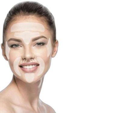 Imagem de Mascara Reutilizável Silicone Anti-Rugas Rosto Adesivo 16Pçs - Herbor