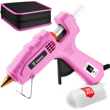 Imagem de Pistola de cola quente DEKOPRO Full Size 60/100W Dual Temp com 25 bast