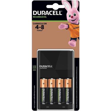 Imagem de Carregador de pilhas com 4 pilhas aa, duracell