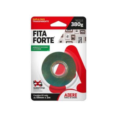 Imagem de Fita Dupla Face Forte 9mm x 2 Metros - Fixação para Quadros e Objetos 