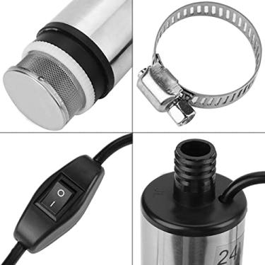 Imagem de Ailgely Bomba Submersível de Querosene a Aço Inoxidável a Aço Inoxidável, Tomada Industrial Leve de Alta Eficiência, para Colheitadeiras, Grandes Tratores Com Filtro, DC 24V, 40L/min,
