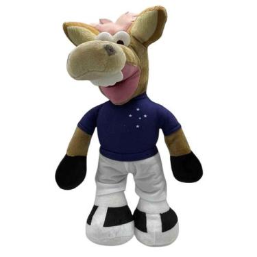 Imagem de Cavalinho Fantastico Cruzeiro Oficial 40cm Mascote Presente Torcedor -