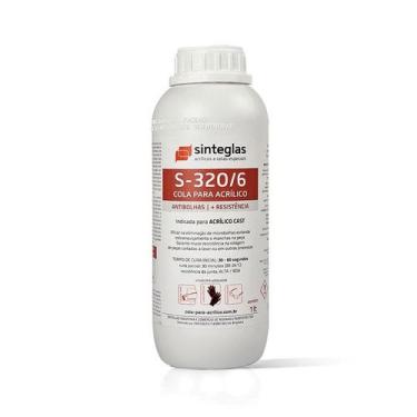 Imagem de Cola Ultra Sinteglas Acrílico e policarbonato S320 01 Litro