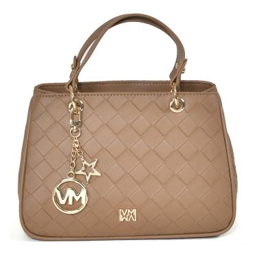 Imagem de Bolsa Tramada Via Marte Tote Alça Tiracolo Ajustável Alça de Mão Tresse B2-613