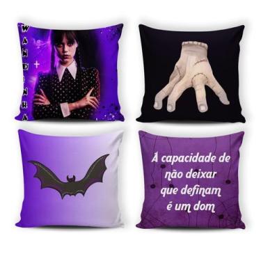 Imagem de Kit 4 capas de almofadas wandinha - nanny, 3