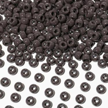 Imagem de Richbunnys 1000 contas de pônei de plástico multicoloridas a granel para artesanato, 6 * 9 mm cores sortidas contas de cabelo, incluindo preto, vermelho, azul, branco para fabricação de pulseiras