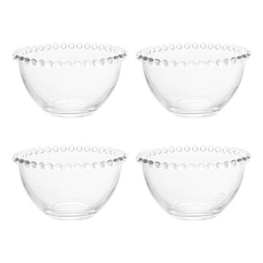 Imagem de Conjunto 04 Bowls Cristal Transparente Pearl Wolff
