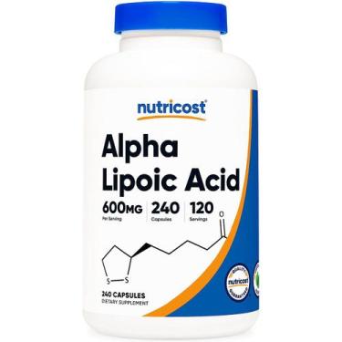 Imagem de Acido Alfa Lipoico 600 mg 240 Cápsulas Importado Nutricost