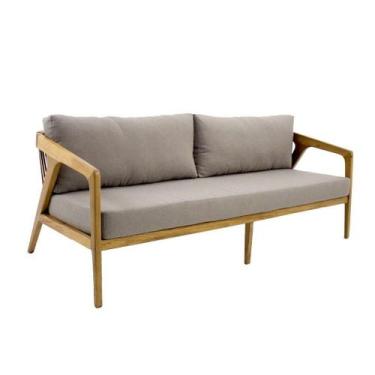 Imagem de Sofá Aurora em Madeira Jequitibá Maciça 2,00x80cm com Corda Náutica - 