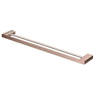Imagem de Toalheiro Barra Duplo Docol Flat 1013769 Cobre Escovado