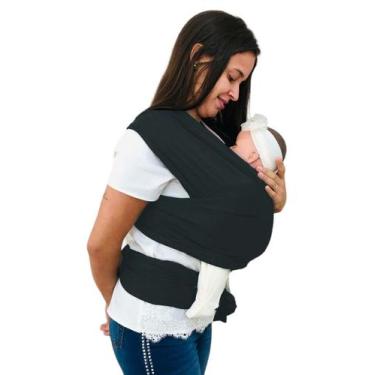 Imagem de Canguru Para Bebê Wrap Sling Malha Apoio Varias Cores Apoio - Mainha B