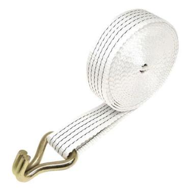 Imagem de Cinta Branca De Amarração Para 5 Toneladas 9 Metros Gancho J - MULTIFI