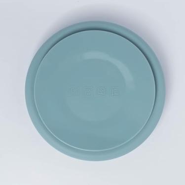 Imagem de Prato De Silicone Com Ventosa E Divisorias Azul Sonho, Bup Baby