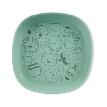 Imagem de Prato De Silicone Zoo e Spark Style Verde Skip Hop