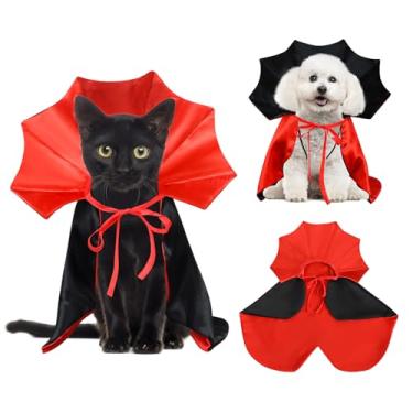 Imagem de Fantasia de fantasia de vampiro de Dia das Bruxas para cães