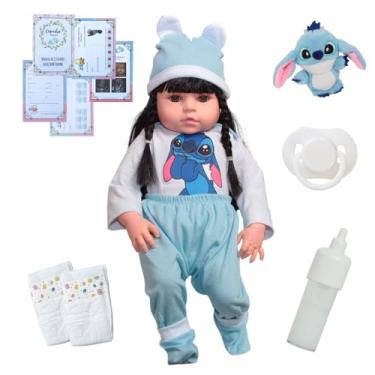 Imagem de Bebê Reborn Realista Menina 100% Silicone Itens Pode Banho