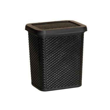 Imagem de Lixeira 3,5 Litros P/Cozinha Quarto Multiuso Pequena Moderna C/Tampa D