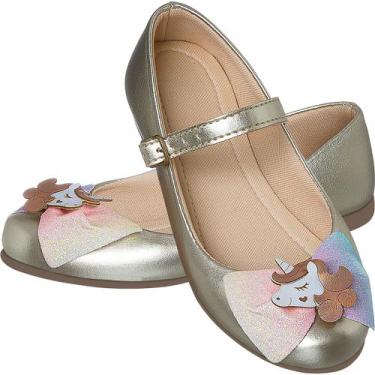 Imagem de Sapatilha Feminina Infantil Juvenil Antiderrapante Social Unicornio - 