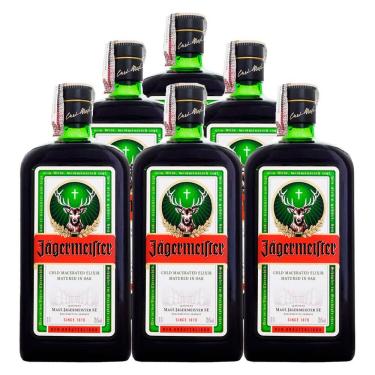 Imagem de Licor Fino de Ervas Jägermeister 700ml 6 Unidades