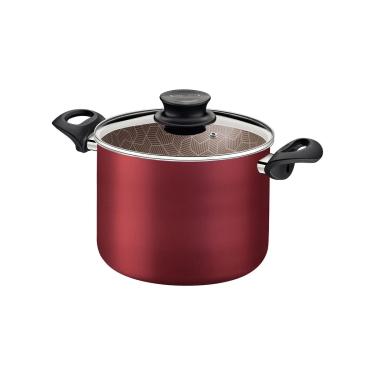 Imagem de Caldeirão Paris em Alumínio com Tampa de Vidro 18 cm 3,1 L Tramontina