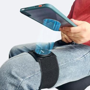 Imagem de OHLPRO Joelheira magnética para pilotos, joelheira universal para tablet compatível com todos os iPad mini/Air/Pro, iPhone, Galaxy Tabs, suporte de voo de aviação