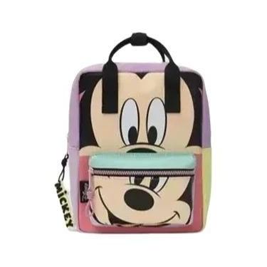 Imagem de Mochila De Lona Mickey Minnie Disney, Bolsa Escolar De Grande Capacida