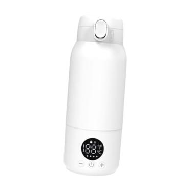 Imagem de MERIGLARE Aquecedor de mamadeiras portátil para viagem, aquecedor para amamentação, chá de bebê para a maioria mamadeiras, mantém aquecido, função, Cy520