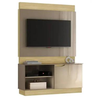Imagem de Estante Bali para TV até 50 Polegadas 1 Porta Atualle Cor Wood Madeirado Reflecta