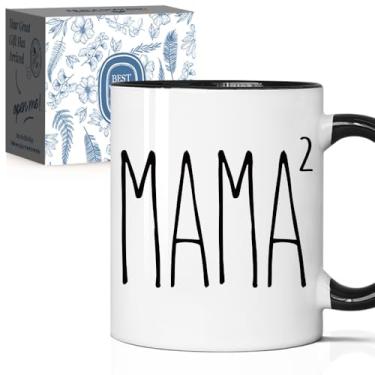 Imagem de Kaimaloke Caneca de anúncio de gravidez New Mom Presentes para mãe, mãe de dois filhos, pós-parto, presentes de gravidez para grávidas, futura mamãe, mamãe pela primeira vez-27