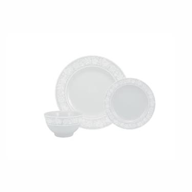 Imagem de Serviço de 18 Peças com Bowl em Porcelana, Decoração Noiva, Porcelana Schmidt