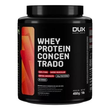 Imagem de Whey Protein 100% Concentrado Pote de 450g Sabor Cookies & Cream-Dux Human Health-Dux Nutrition