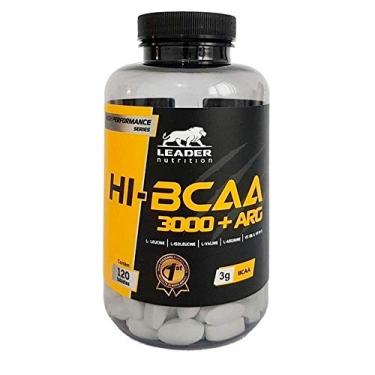 Imagem de Hi BCAA 3000 + Arginina 500mg (120 cáps) - Leader Nutrition, Leader Nutrition